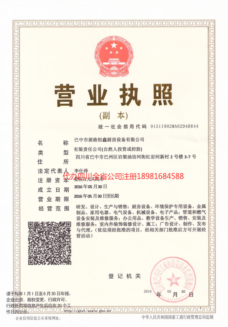 衡阳衡阳派格恒鑫厨房设备有限公司